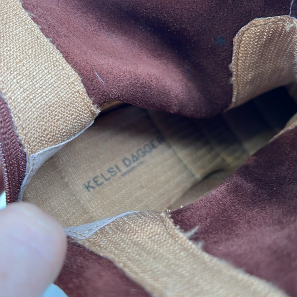 KELSI DAGGER BROOKLYN Women's Mid Calf Boots coffee bean brown 8.5 - Picture 12 of 14